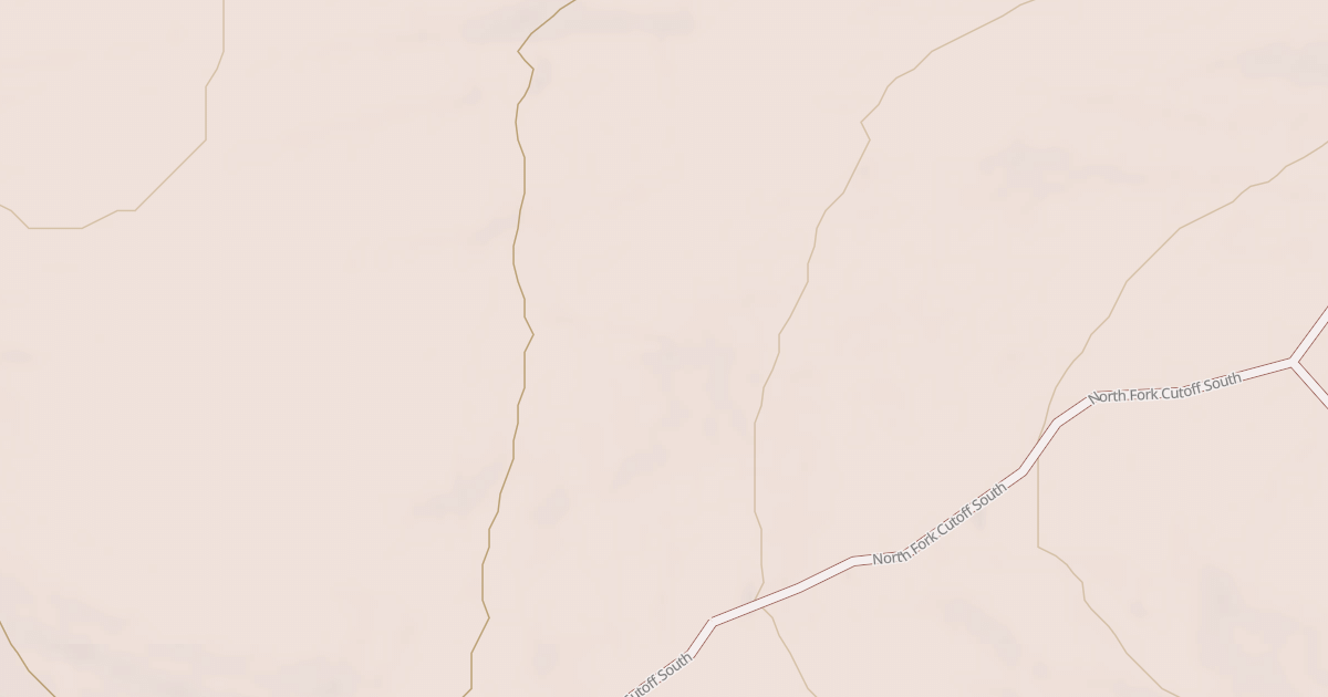 Map preview of NORTH FORK CUTOFF SOUTH