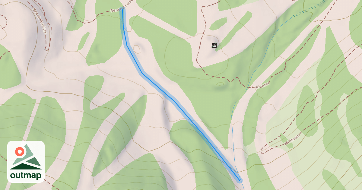 Map of Commin Through