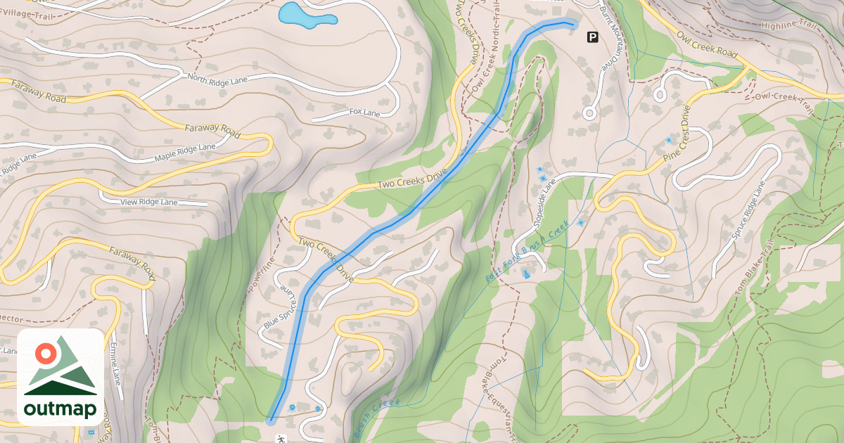 Map of Creekside (Lower)