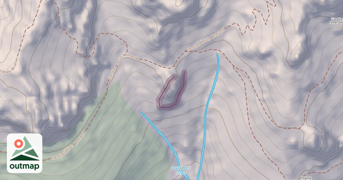 Map of Climbing Crag
