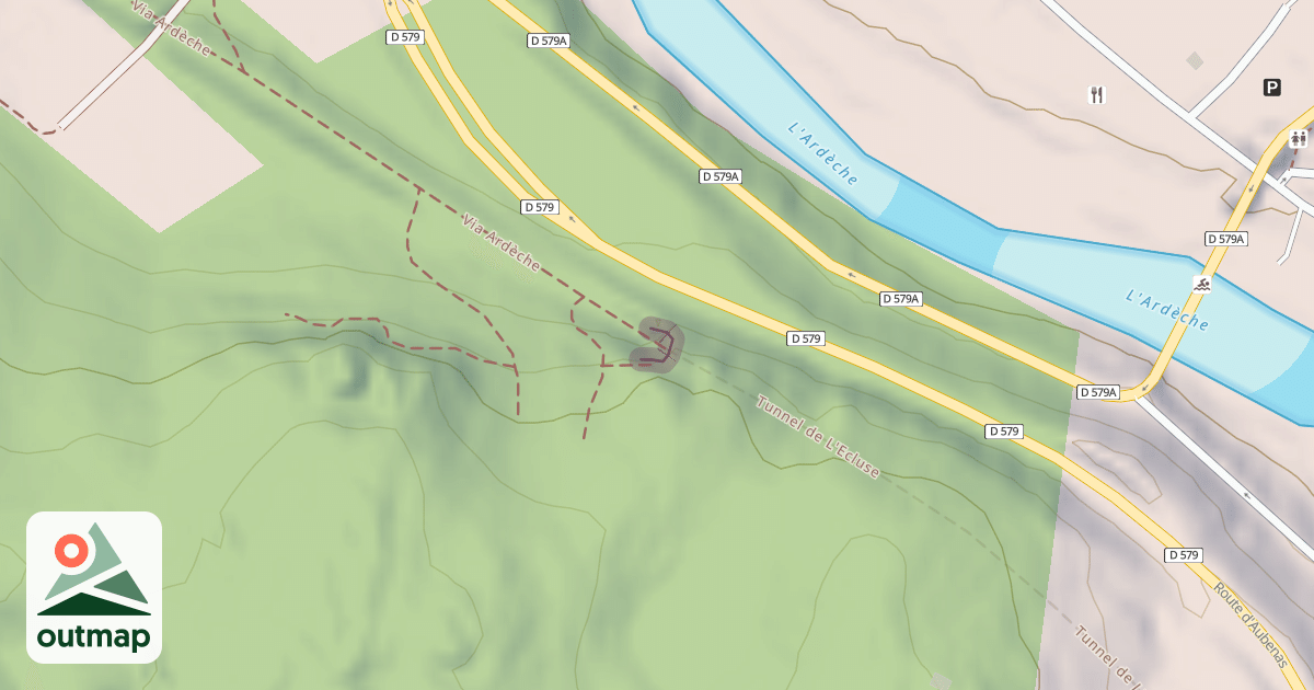 Map of Le Tunnel