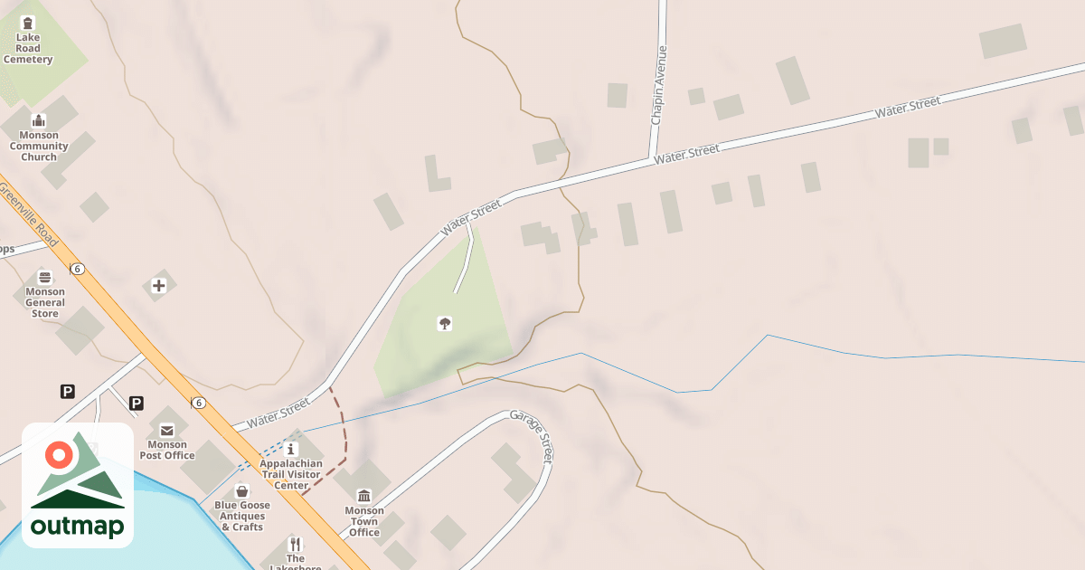 Map of Water st