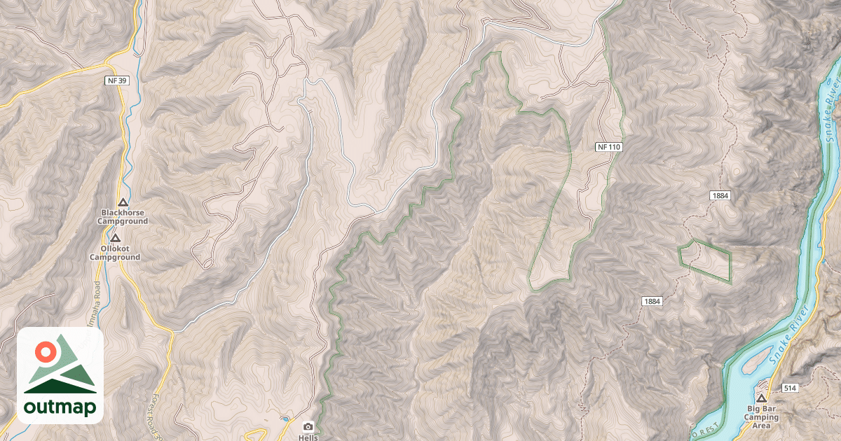 Map of SUMMIT RIDGE