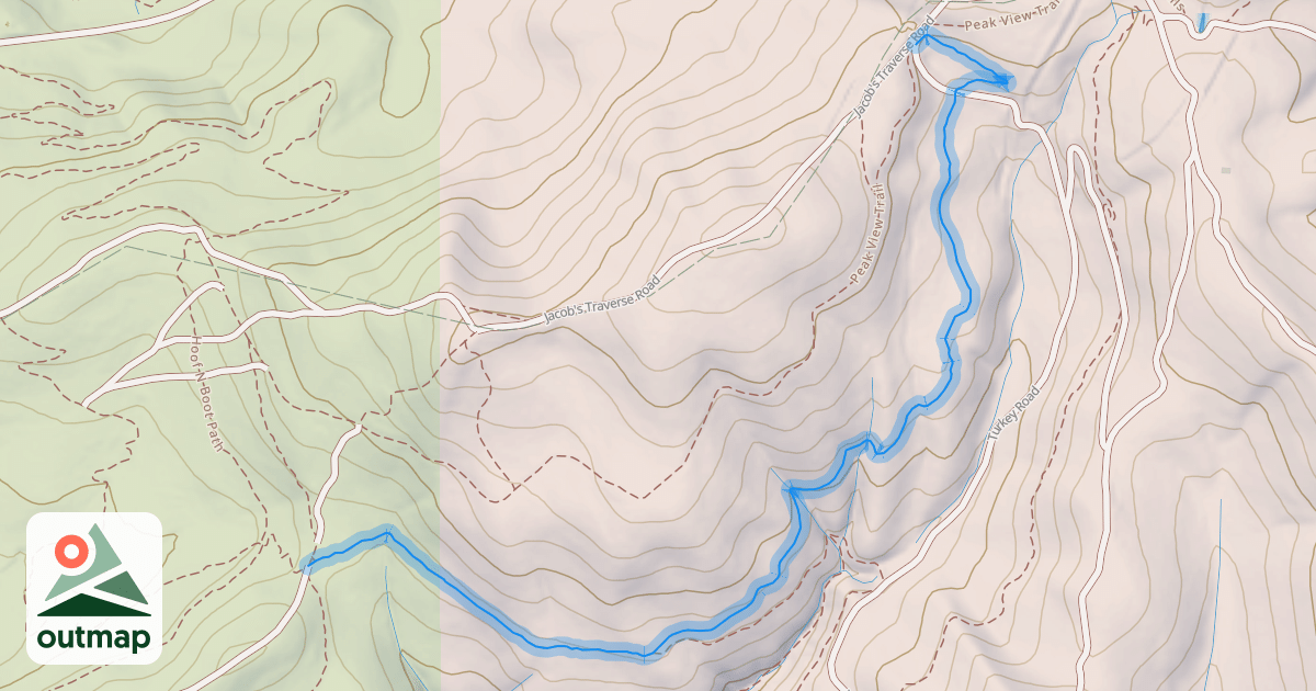 Map of Peacemaker Trail