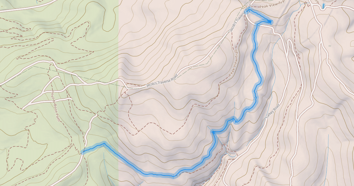 Map preview of Peacemaker Trail