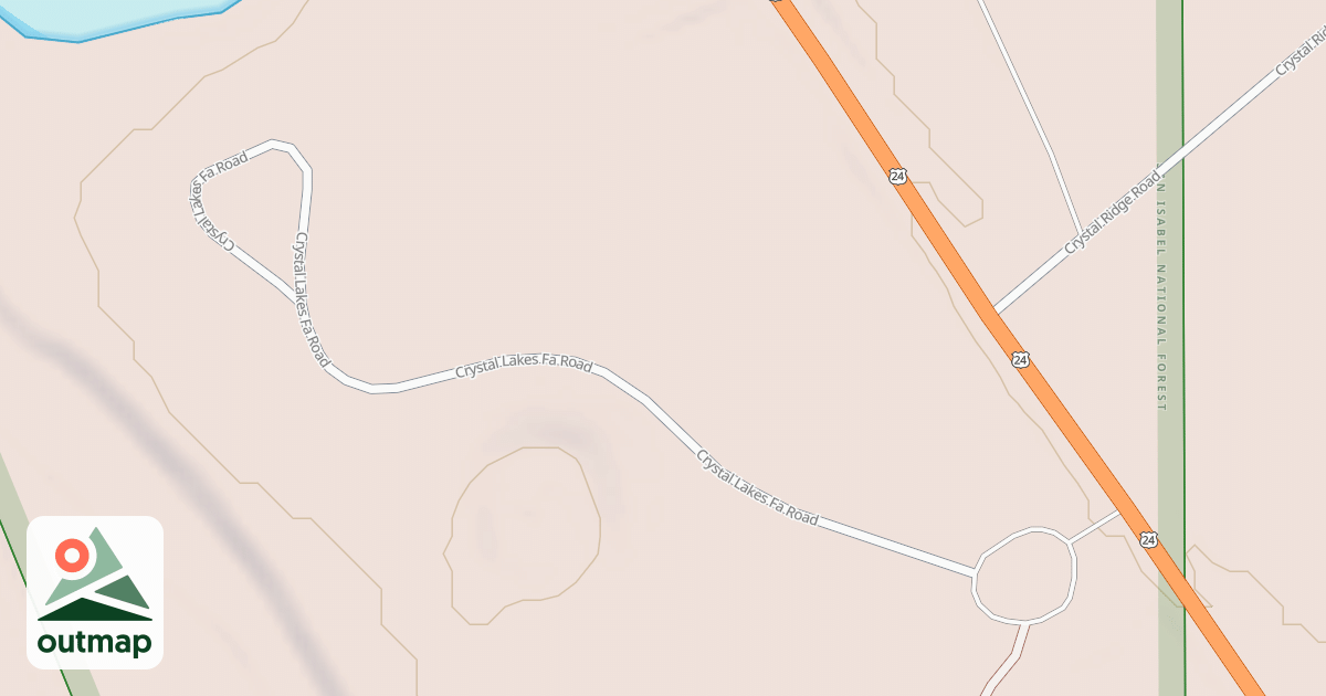 Map of CRYSTAL LAKES FA