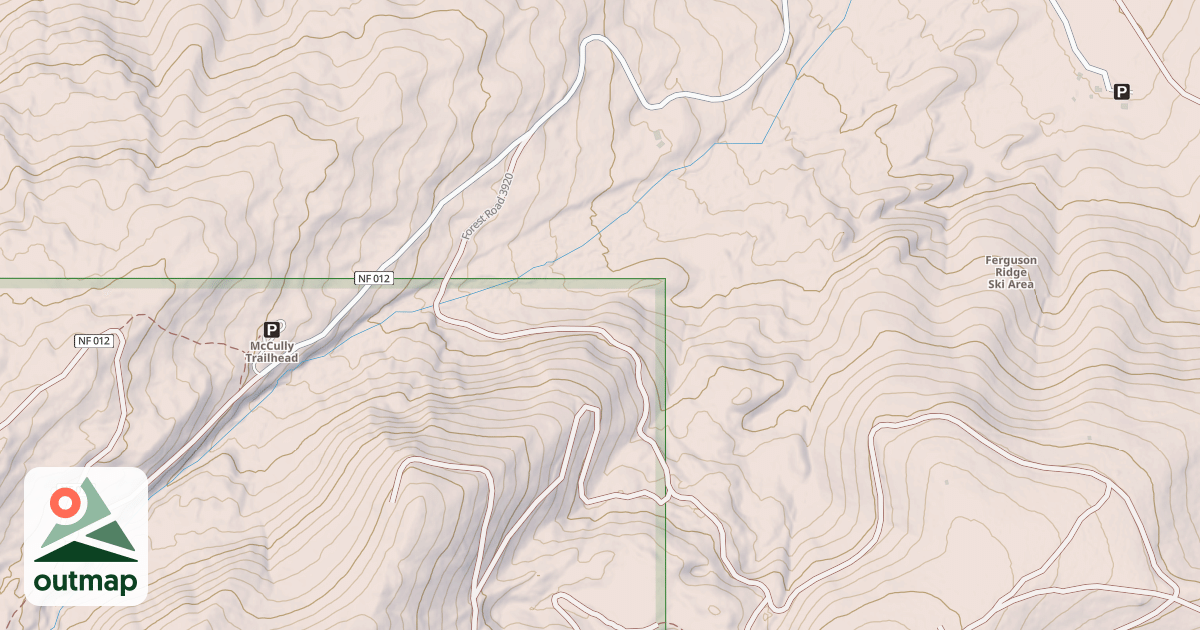 Map of Canal Snowmobile