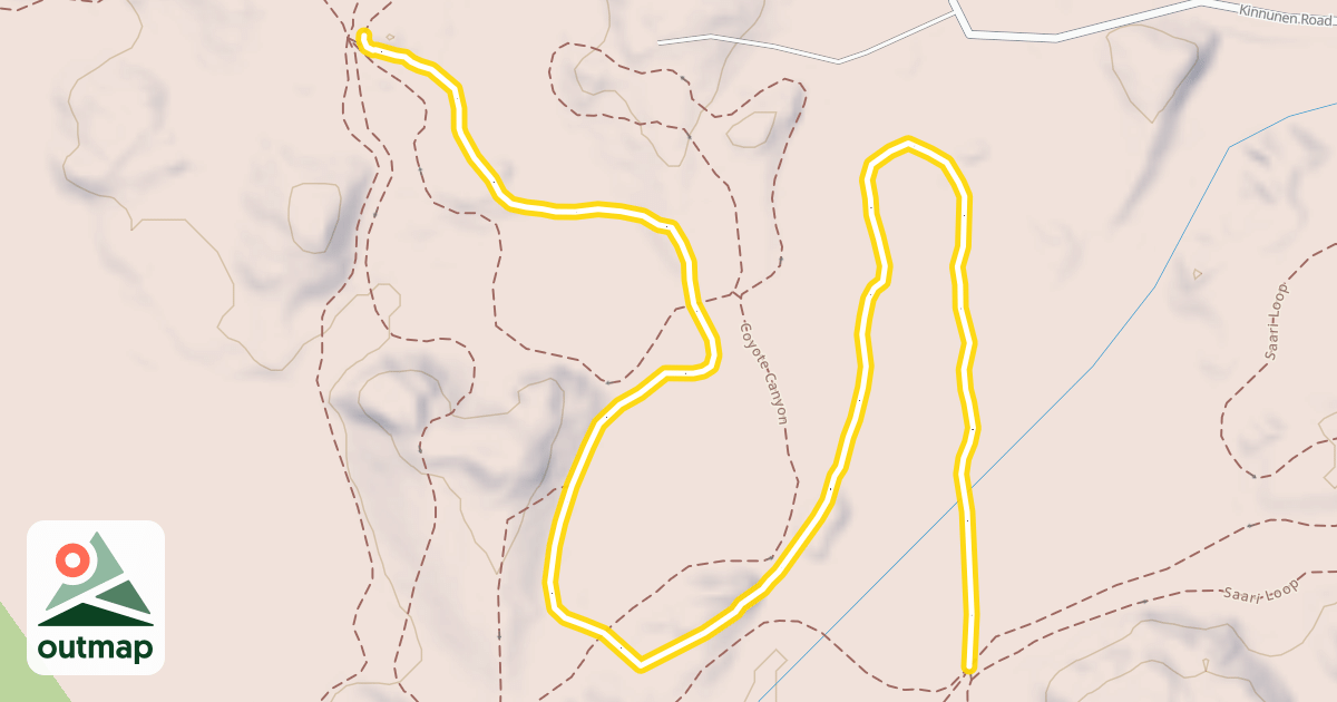 Map of Wolf Tracks