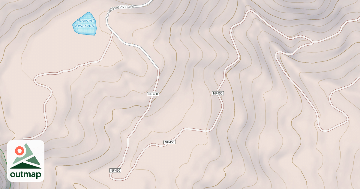 Map of USFS National Forest System Roads {CC7D383E-9CD2-41D4-BF09-82EFF09A4C51}