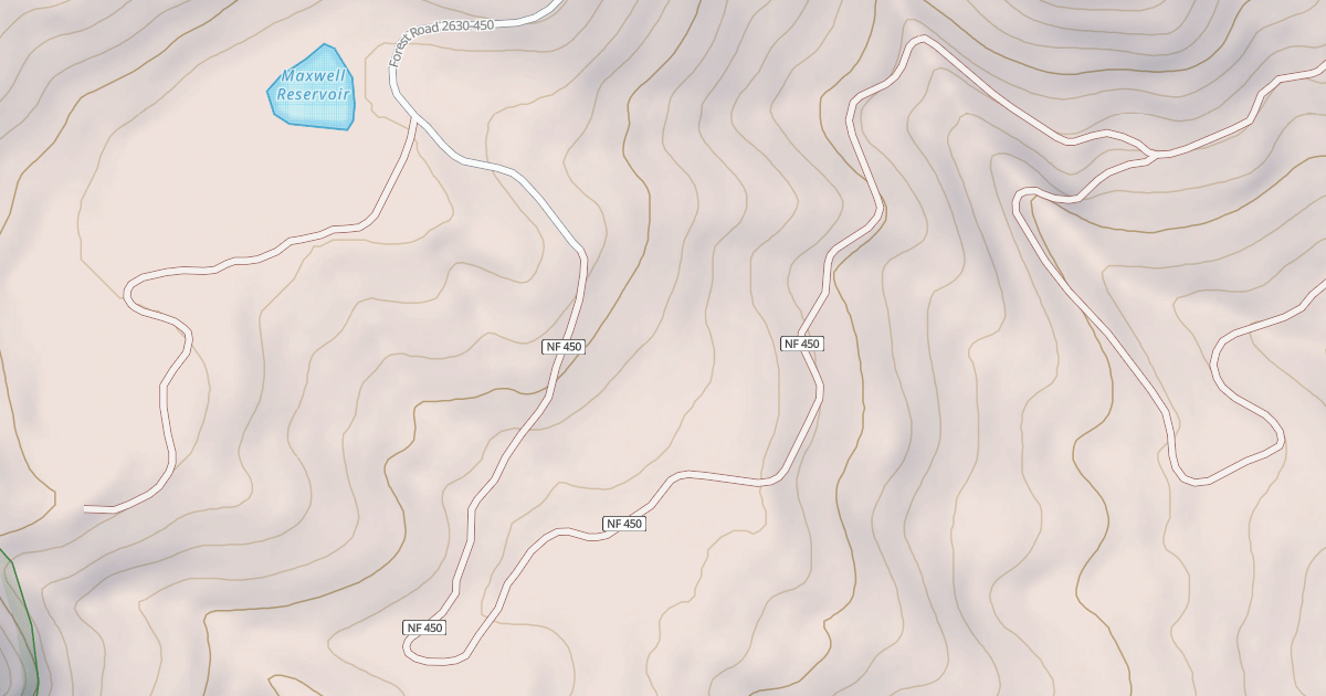 Map preview of USFS National Forest System Roads {CC7D383E-9CD2-41D4-BF09-82EFF09A4C51}