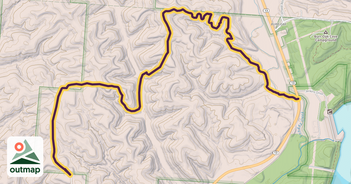 Map of Buckeye Trail