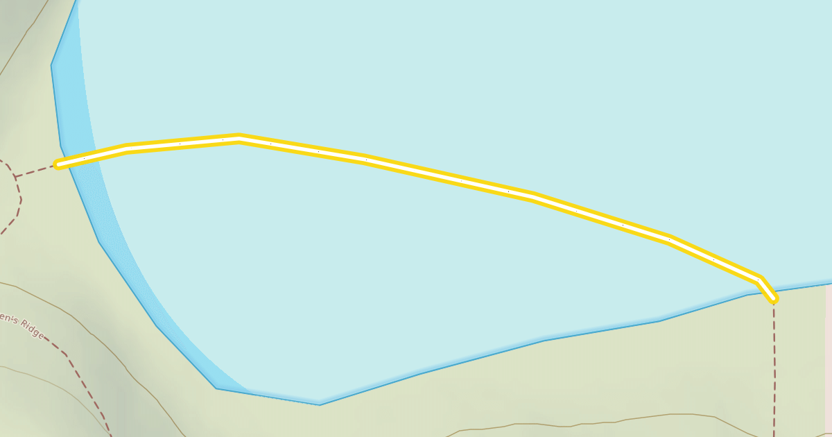 Map preview of Edmonds Lake 7.5k Winter Trail