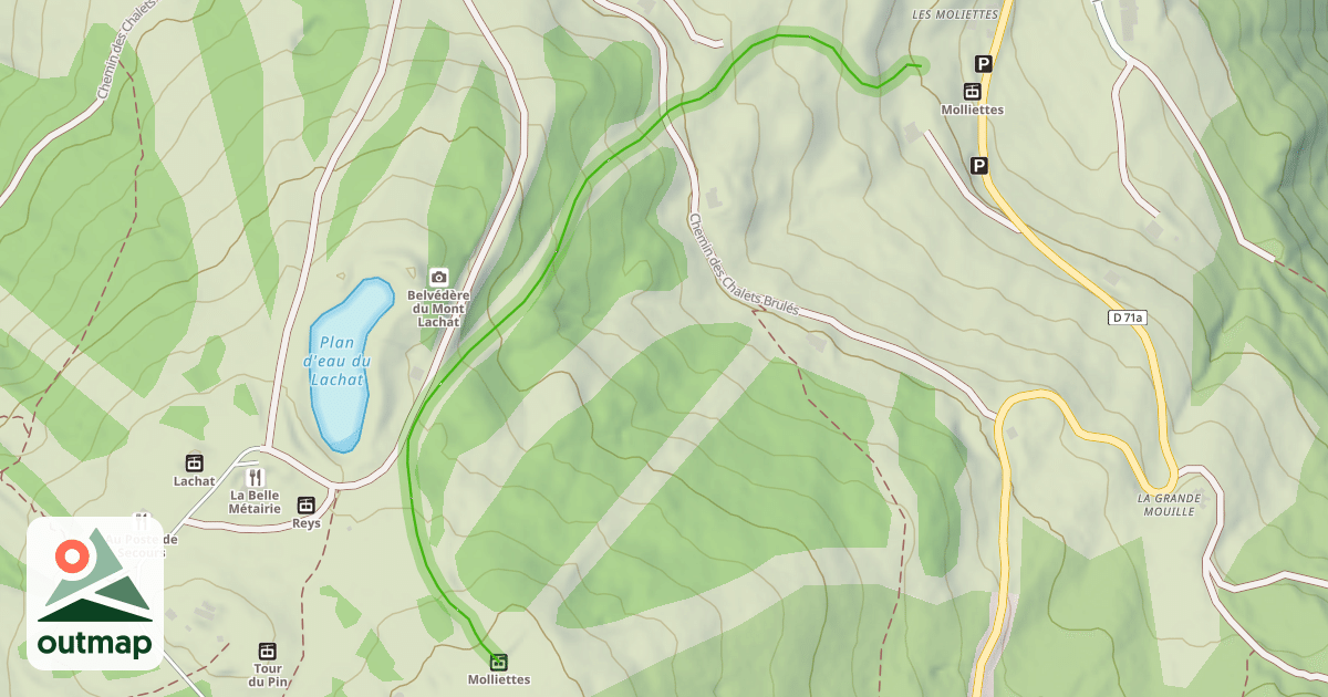 Map of Alpages