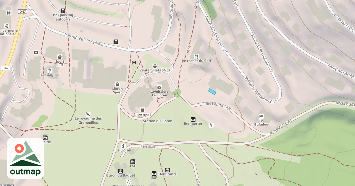Map of Gare