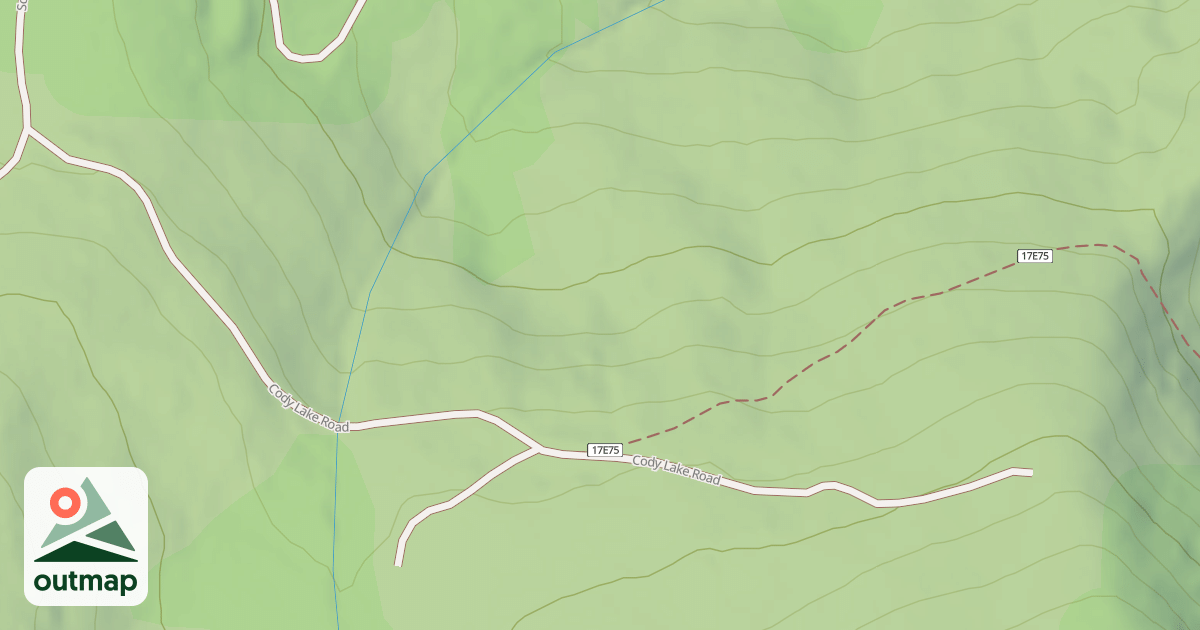Map of CODY LAKE