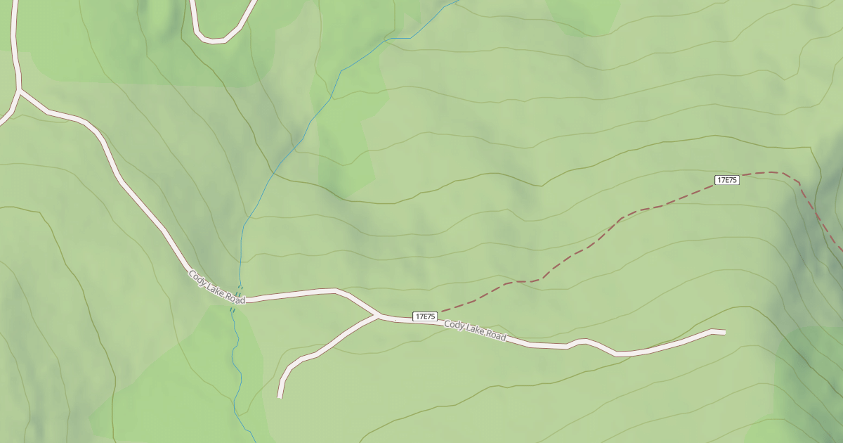 Map preview of CODY LAKE