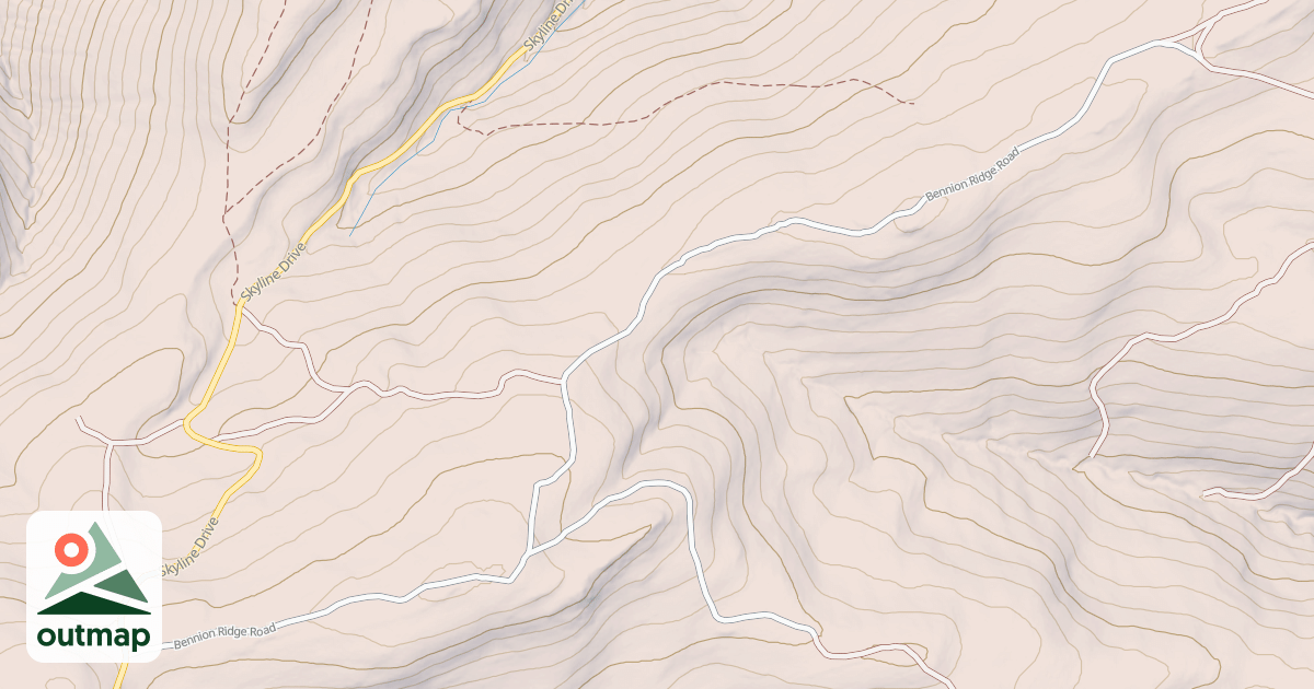Map of BENNION RIDGE