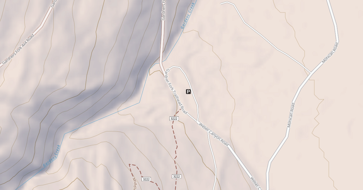 Map preview of GARDNER FORK T.H