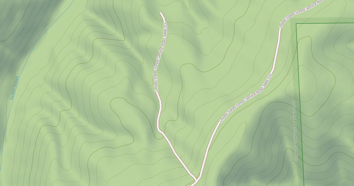Map preview of USFS National Forest System Roads {11ADEC83-71D5-494A-A781-5B44CB677139}