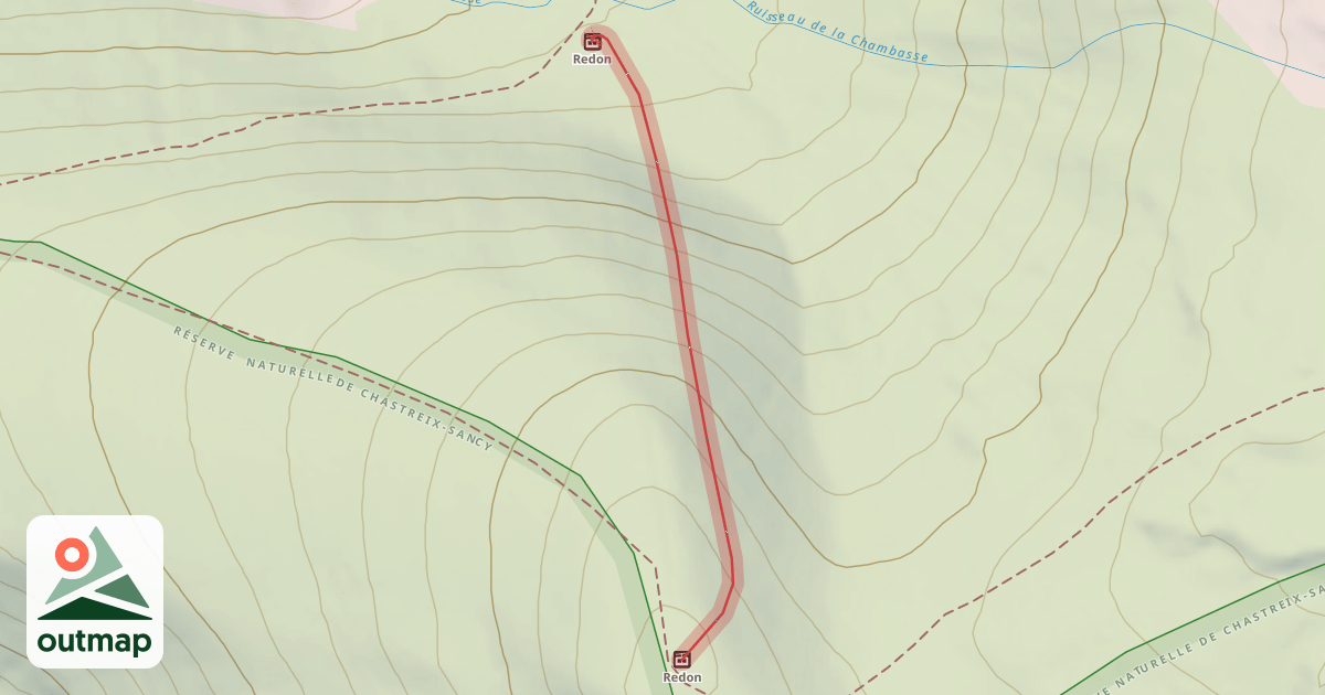 Map of L'ours