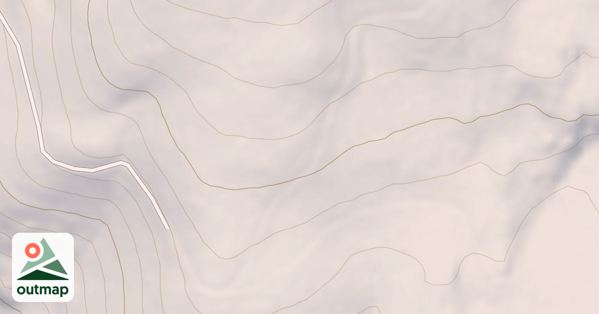Map of ALLAN CANYON EAST SLOPE SPUR