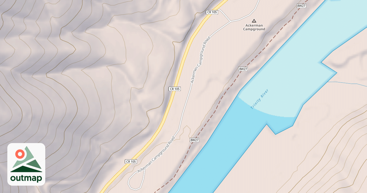 Map of ACKERMAN CG