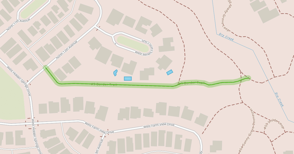 Map preview of Border Trail