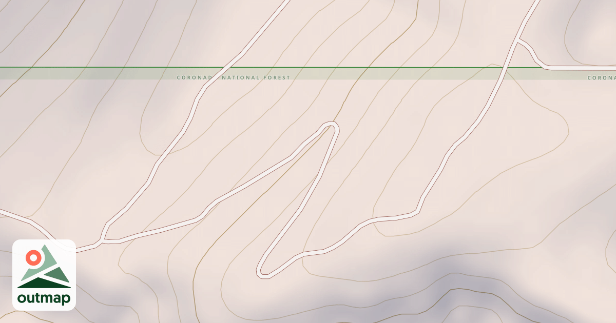Map of SECOND TRAIL