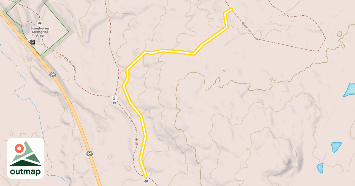 Map of Peter's Path