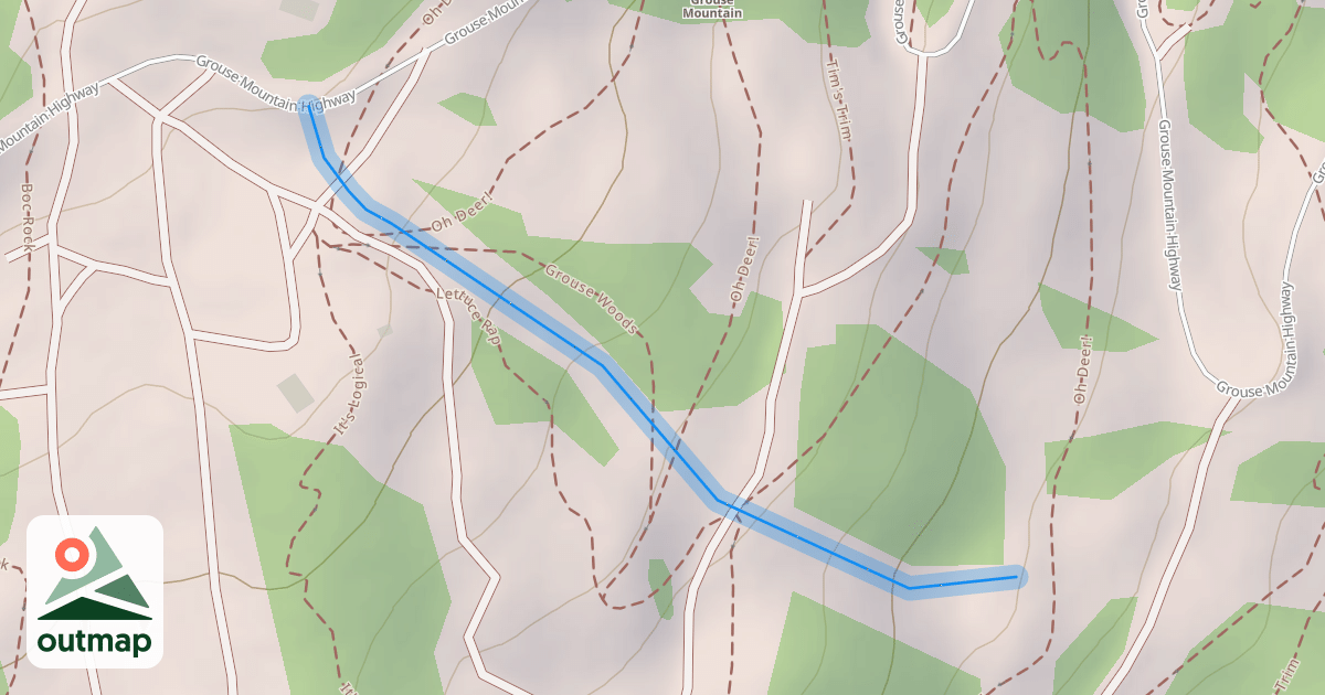 Map of Upper Buckhorn