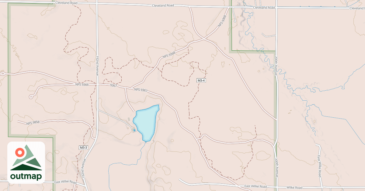 Map of Horseshoe Motorcycle Trail