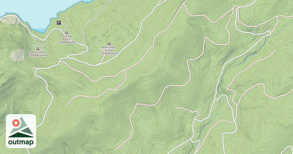 Map of LOWER COLE CREEK TIE