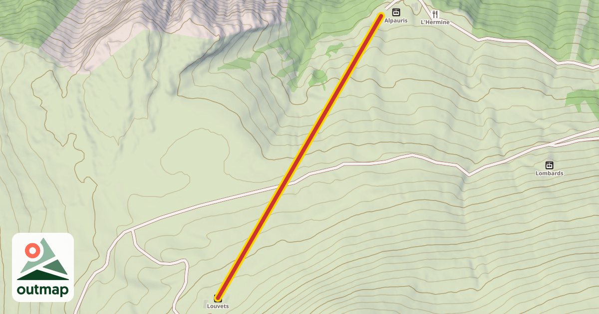 Map of Louvets