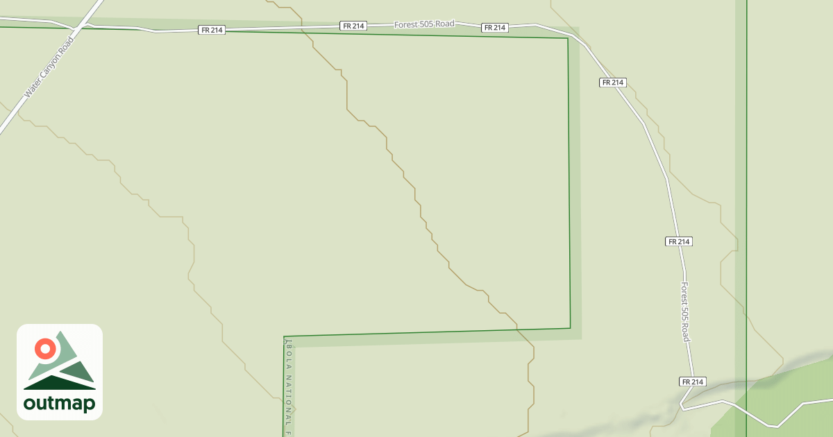 Map of USFS Motor Vehicle Use Map Roads {5889B74B-01B3-4221-A829-B34DE8027684}