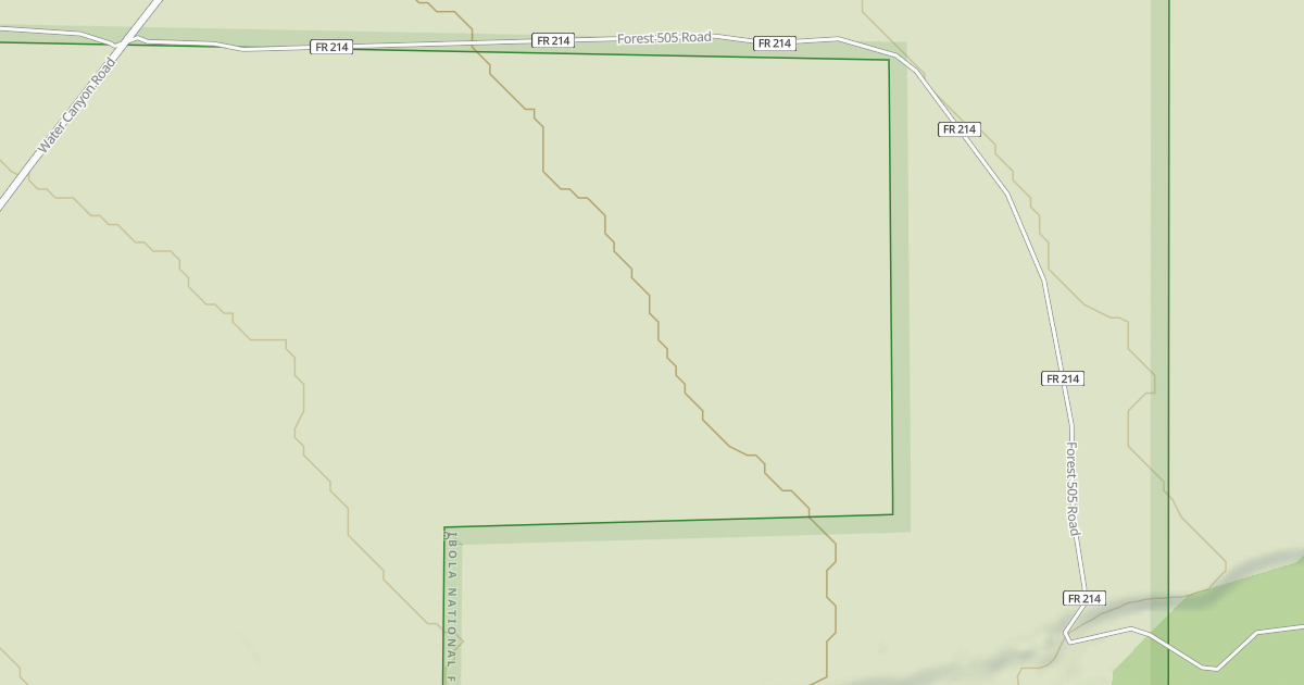 Map preview of USFS Motor Vehicle Use Map Roads {5889B74B-01B3-4221-A829-B34DE8027684}