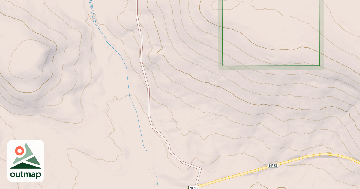 Map of USFS National Forest System Roads {1C285CC8-D496-4EA3-9B47-50E19186DBE6}