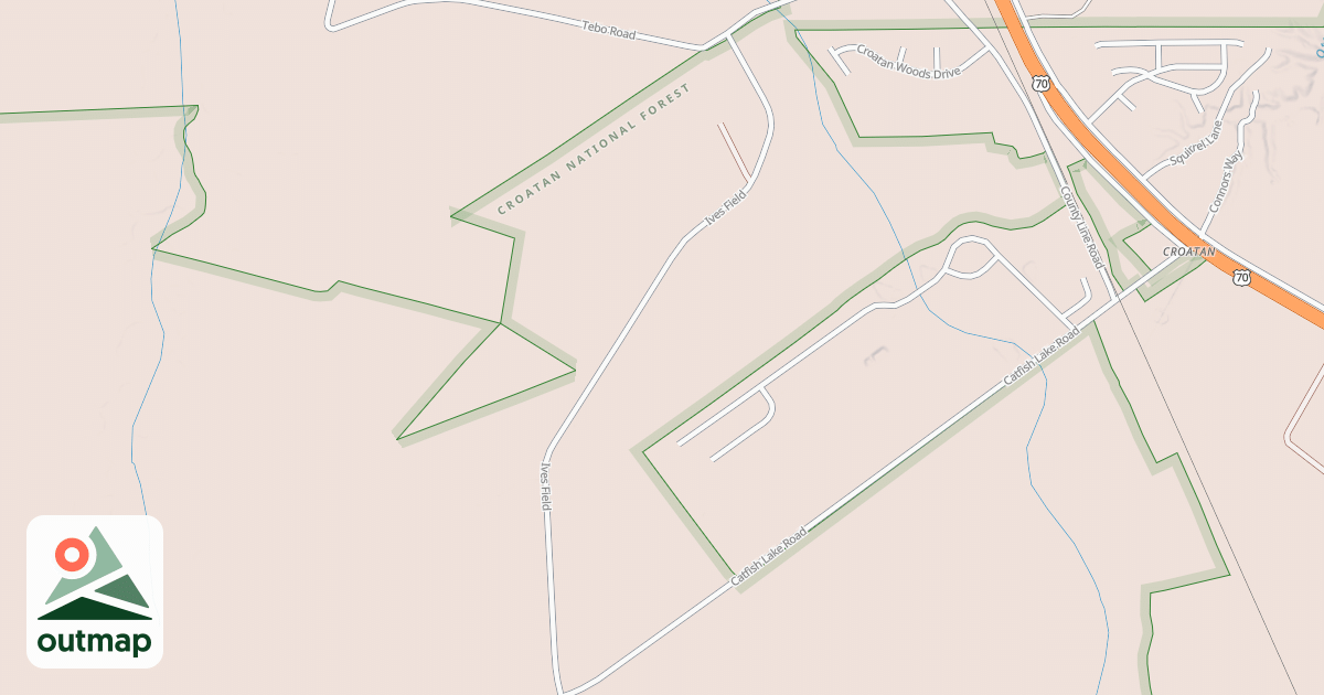 Map of IVES FIELD