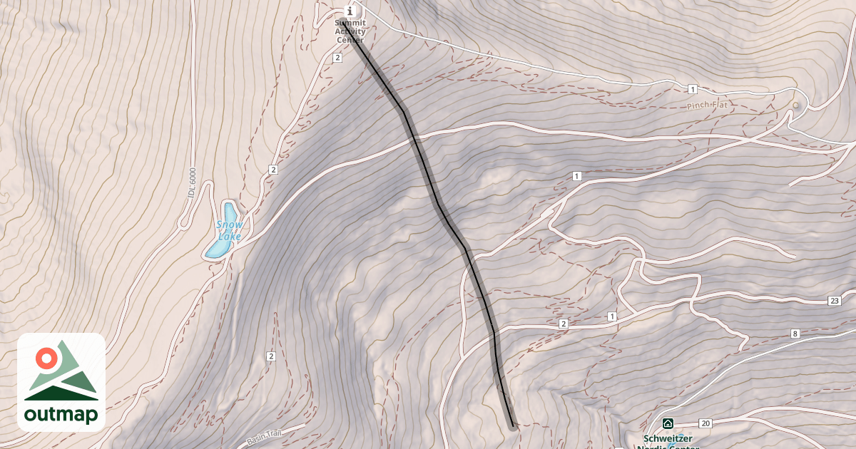 Map of Pend Oreille