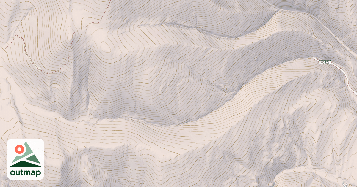 Map of BONNETT CREEK