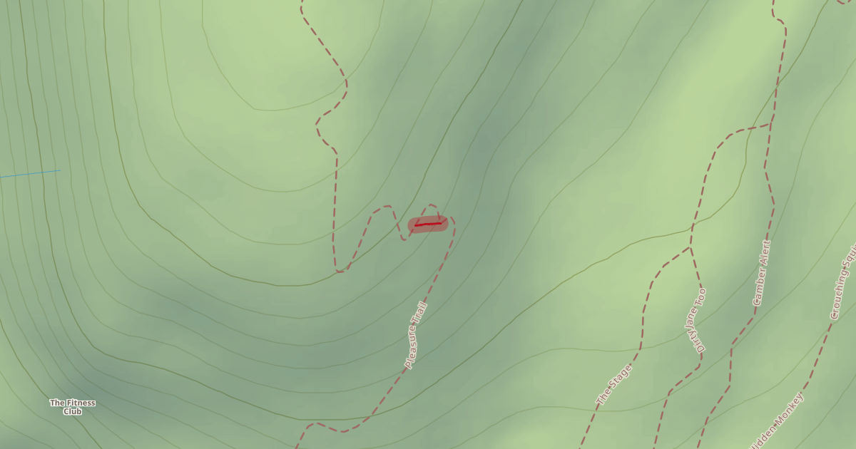 Map preview of Pleasure Trail