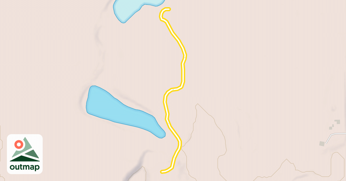 Map of Lake Return