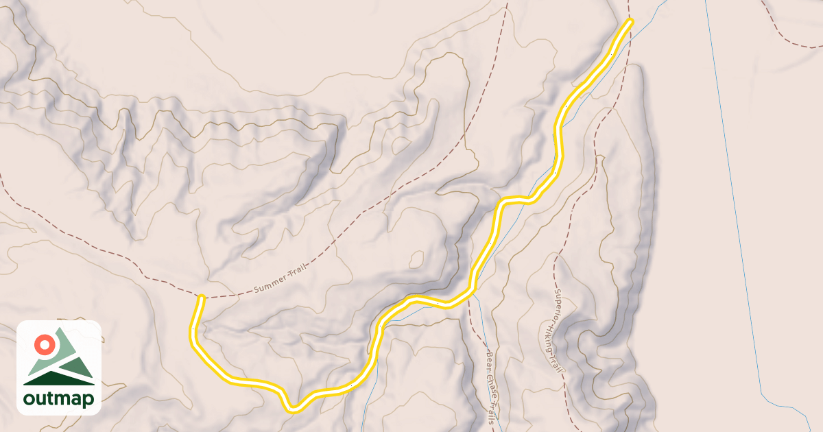 Map of Bear Chase Trails