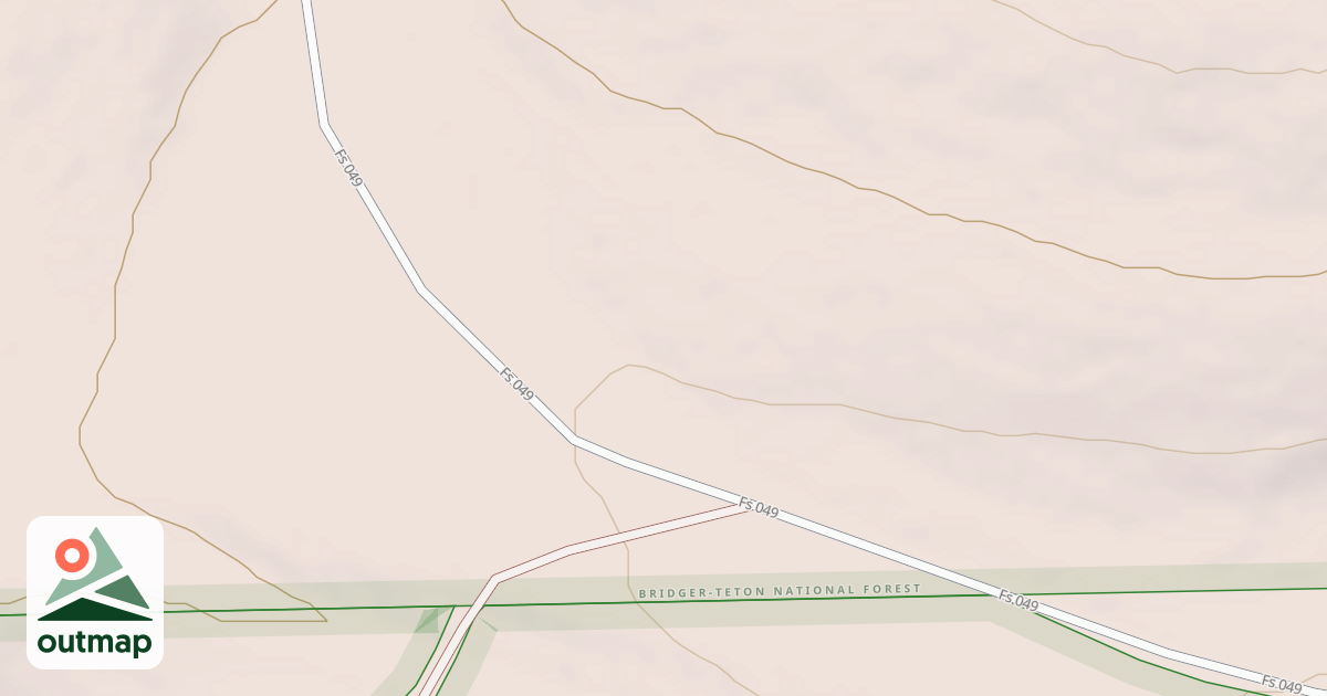 Map of DEADLINE RIDGE