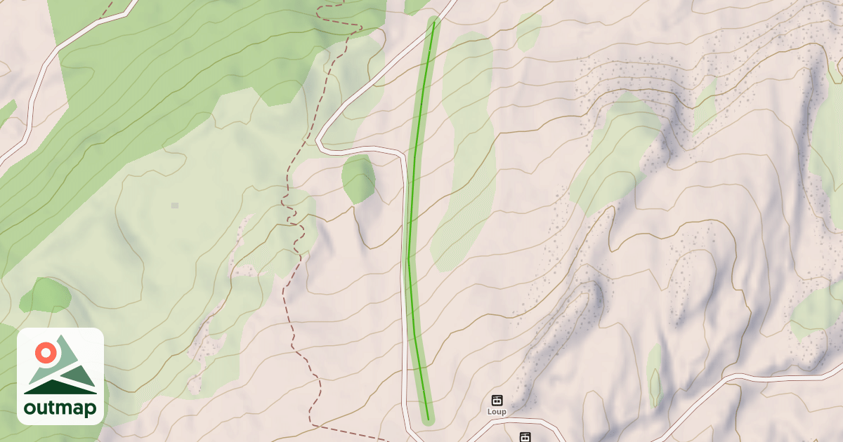 Map of Les Casses