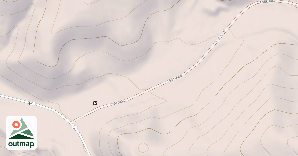 Map of LEAD DRAW