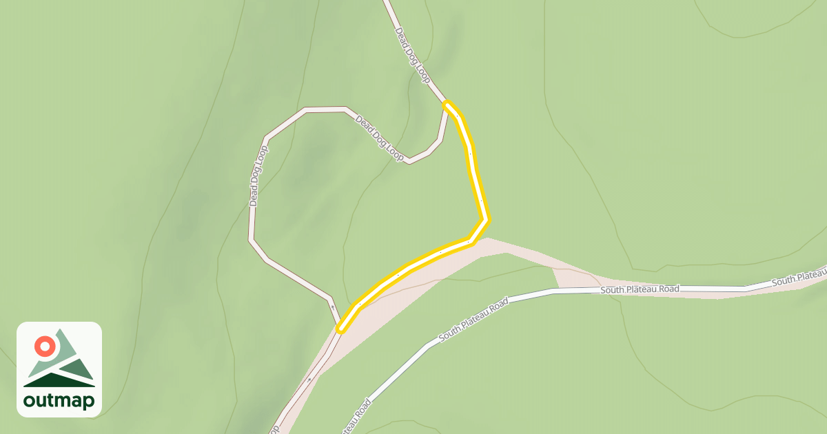 Map of Dead Dog South Cutoff