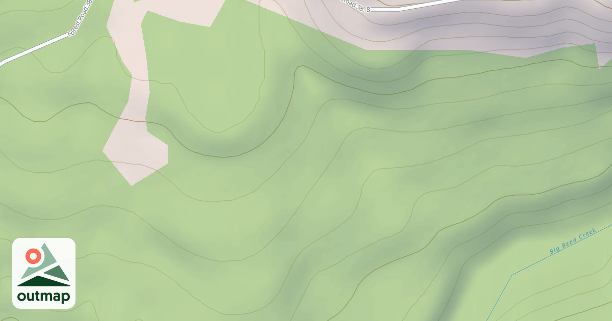 Map of LITTLE BEND CR NO 2 T.S.