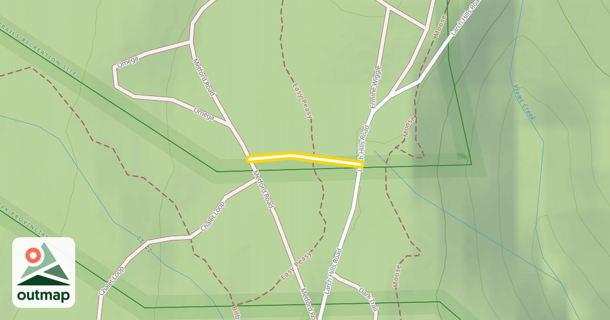 Map of Beaver Lane