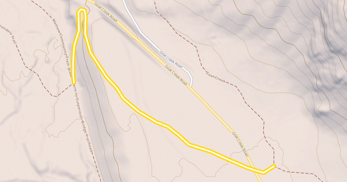 Map preview of Goat Creek Cutoff