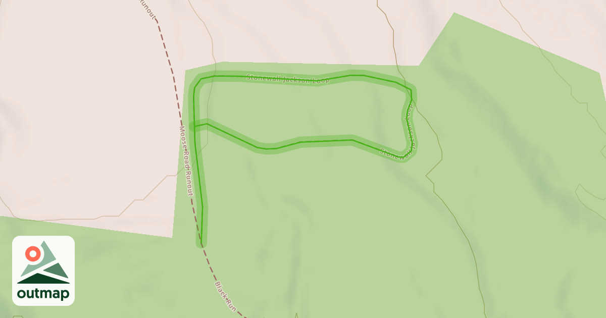 Map of Stonewall Jackson Loop